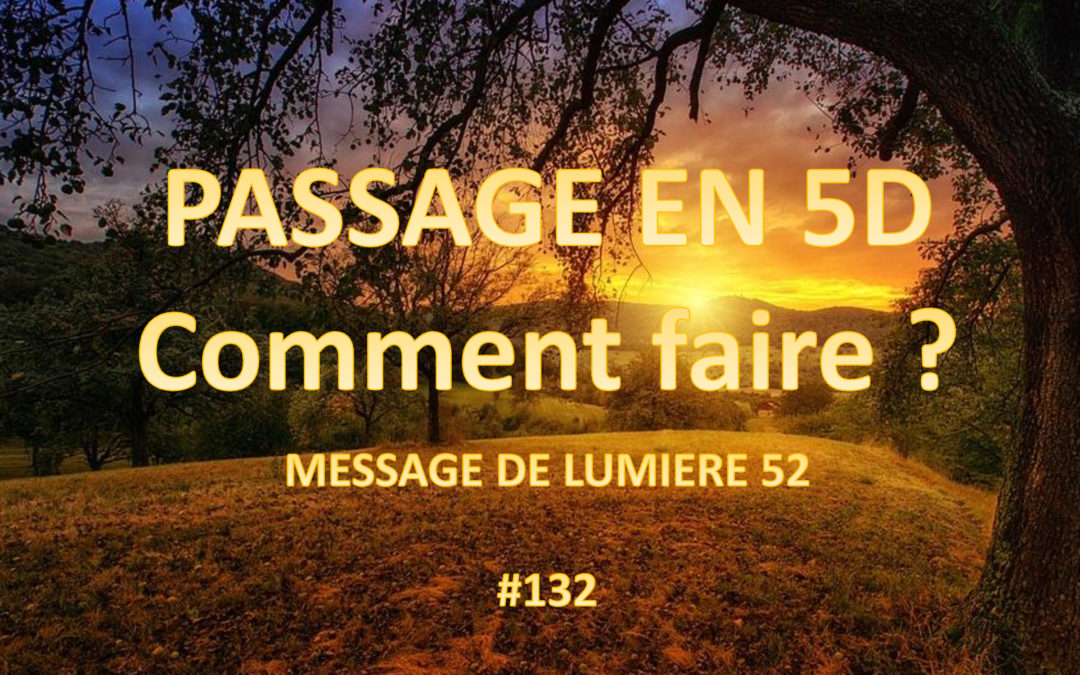Passage en 5D : Comment faire ? ML52