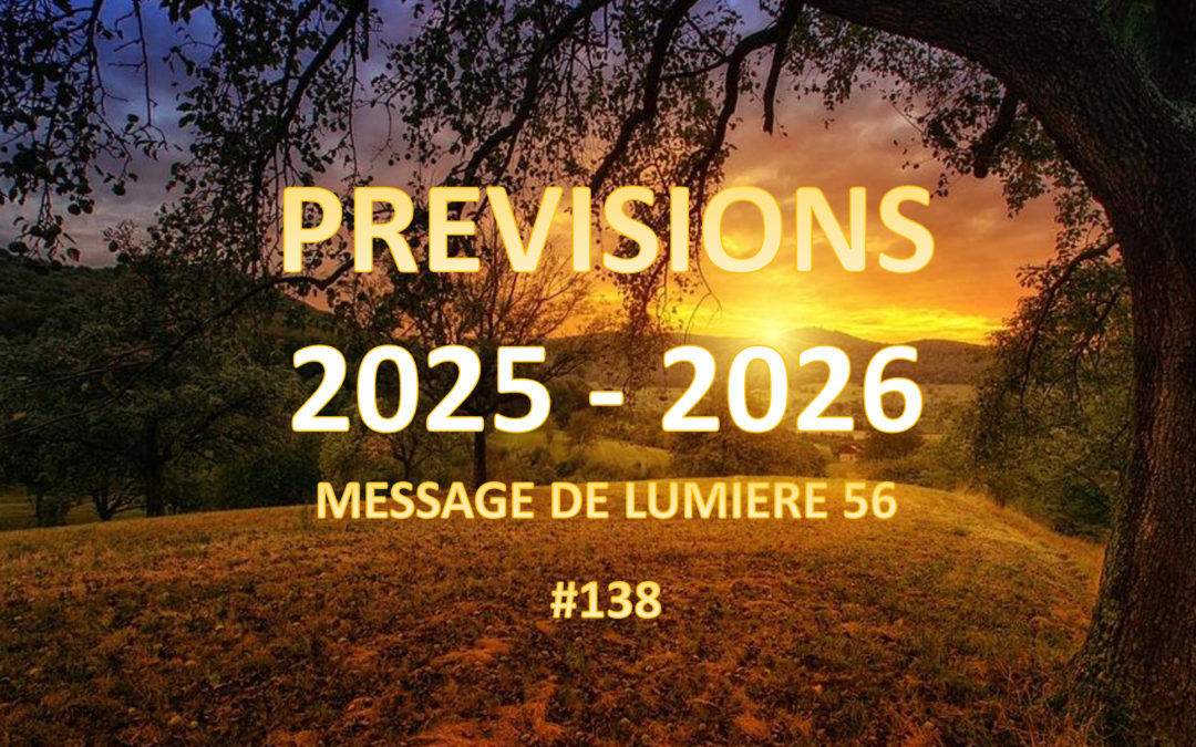 Prévisions 2025 – 2026. ML56 #138