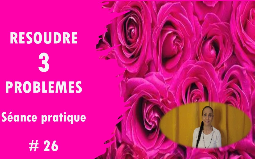 Résoudre 3 problèmes – Séance pratique
