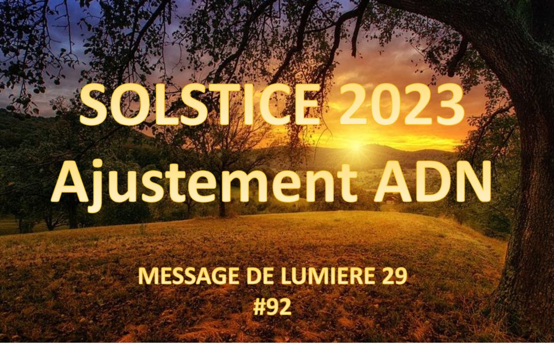 Solstice 2023 : Ajustement de l’ADN ML29