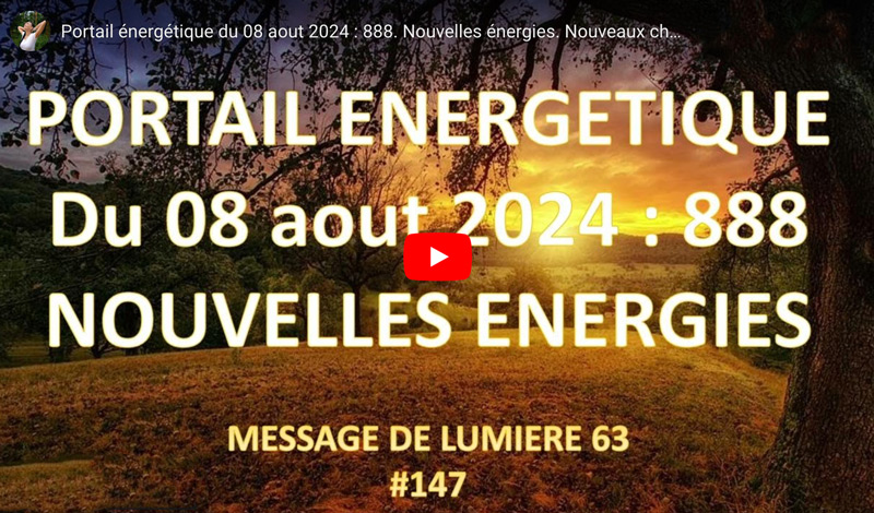Portail énergétique du 08 aout 2024 : 888. Nouvelles énergies. Nouveaux challenges ML63 #147