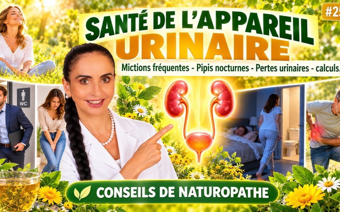 Mictions fréquentes, pertes urinaires, urine nocturne, calculs… Santé Vessie Reins #252