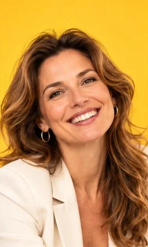 Portrait profil jaune
