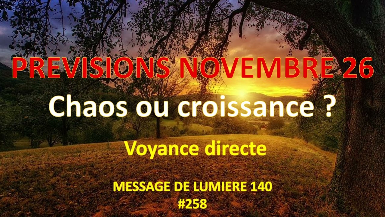 Florence Lacaze – Du chaos à la croissance, message de lumière pour novembre 2026